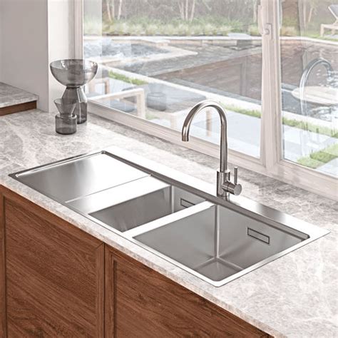 overmount stainless steel sink that fits a 33 cabinet|double mounted sink bowl.